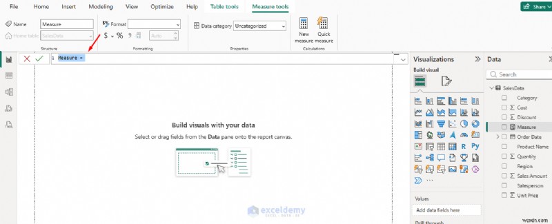 Tạo thước đo DAX đầu tiên của bạn trong Power BI:Hướng dẫn từng bước cho người mới bắt đầu 