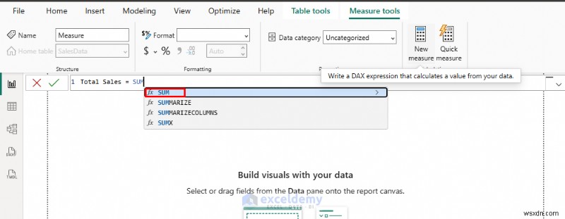 Tạo thước đo DAX đầu tiên của bạn trong Power BI:Hướng dẫn từng bước cho người mới bắt đầu 