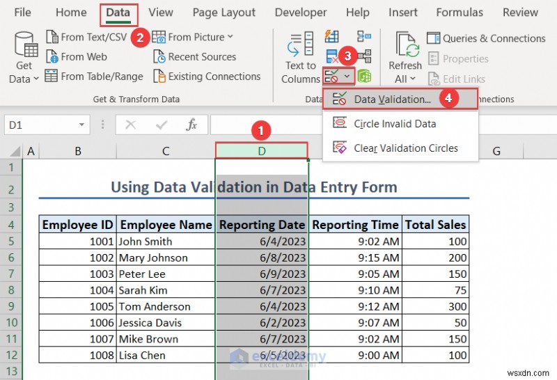 Nhập dữ liệu Excel thành thạo:Khái niệm cơ bản, biểu mẫu và xử lý lỗi 