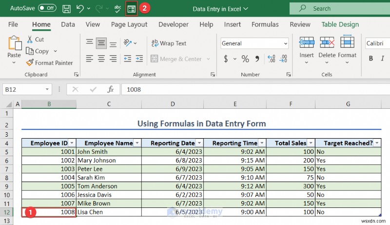 Nhập dữ liệu Excel thành thạo:Khái niệm cơ bản, biểu mẫu và xử lý lỗi 