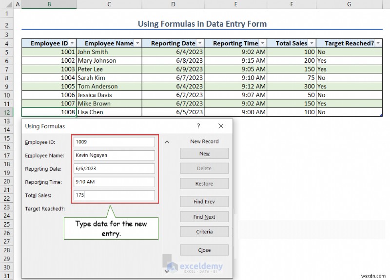 Nhập dữ liệu Excel thành thạo:Khái niệm cơ bản, biểu mẫu và xử lý lỗi 