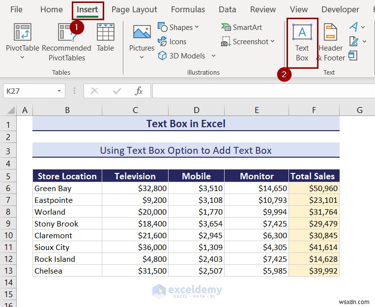 Làm chủ các hộp văn bản trong Excel:Hướng dẫn toàn diện 