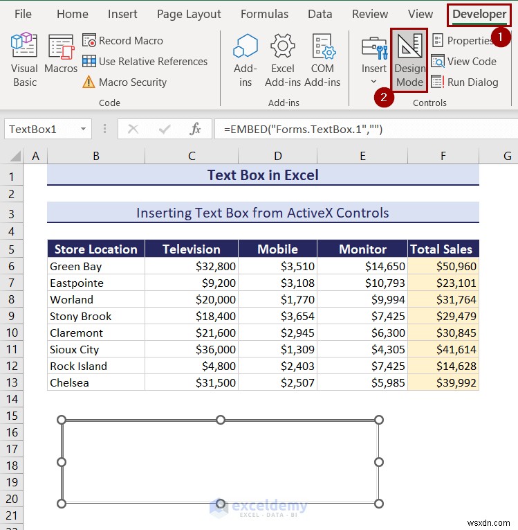 Làm chủ các hộp văn bản trong Excel:Hướng dẫn toàn diện 