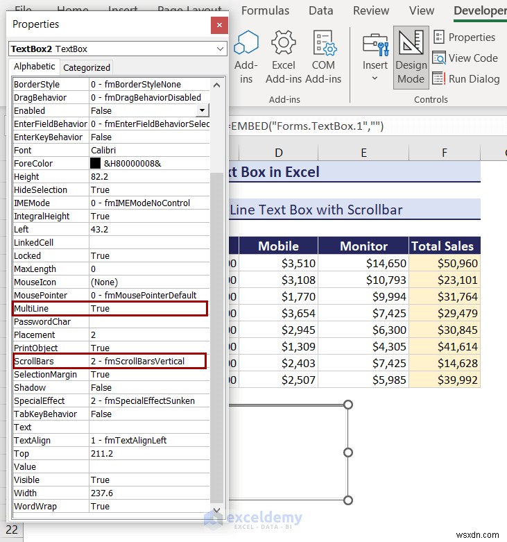 Làm chủ các hộp văn bản trong Excel:Hướng dẫn toàn diện 