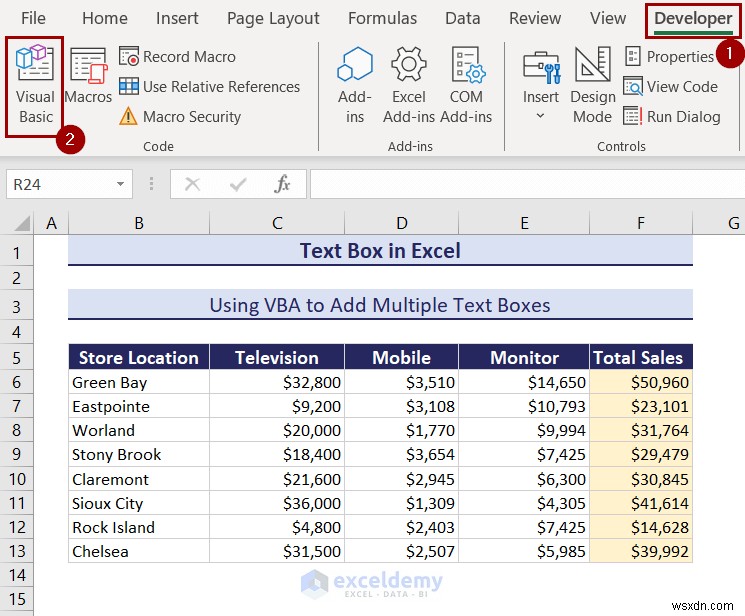 Làm chủ các hộp văn bản trong Excel:Hướng dẫn toàn diện 