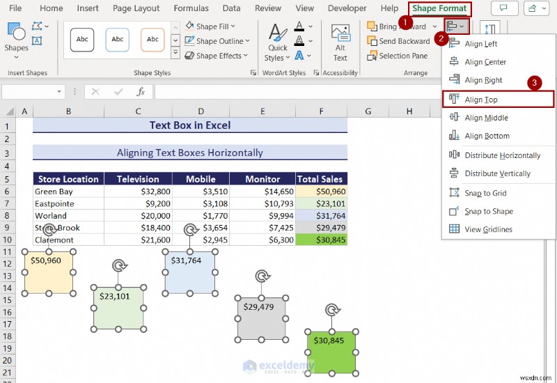 Làm chủ các hộp văn bản trong Excel:Hướng dẫn toàn diện 