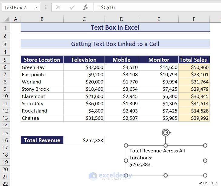 Làm chủ các hộp văn bản trong Excel:Hướng dẫn toàn diện 