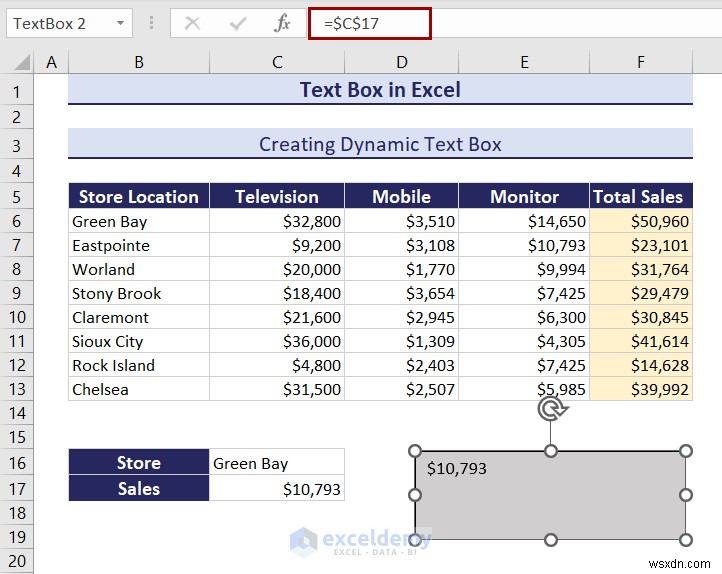 Làm chủ các hộp văn bản trong Excel:Hướng dẫn toàn diện 
