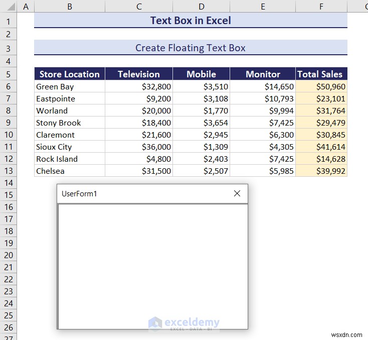 Làm chủ các hộp văn bản trong Excel:Hướng dẫn toàn diện 