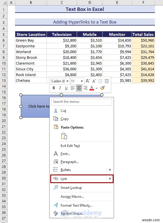 Làm chủ các hộp văn bản trong Excel:Hướng dẫn toàn diện 