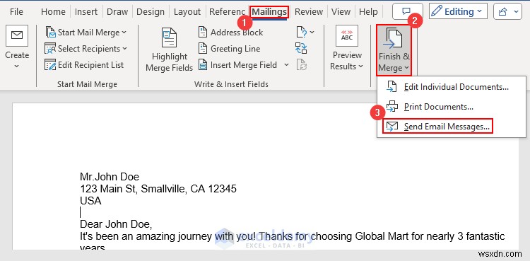 Làm chủ việc trộn thư trong Excel:Mục đích, quy trình, lợi ích và hạn chế 