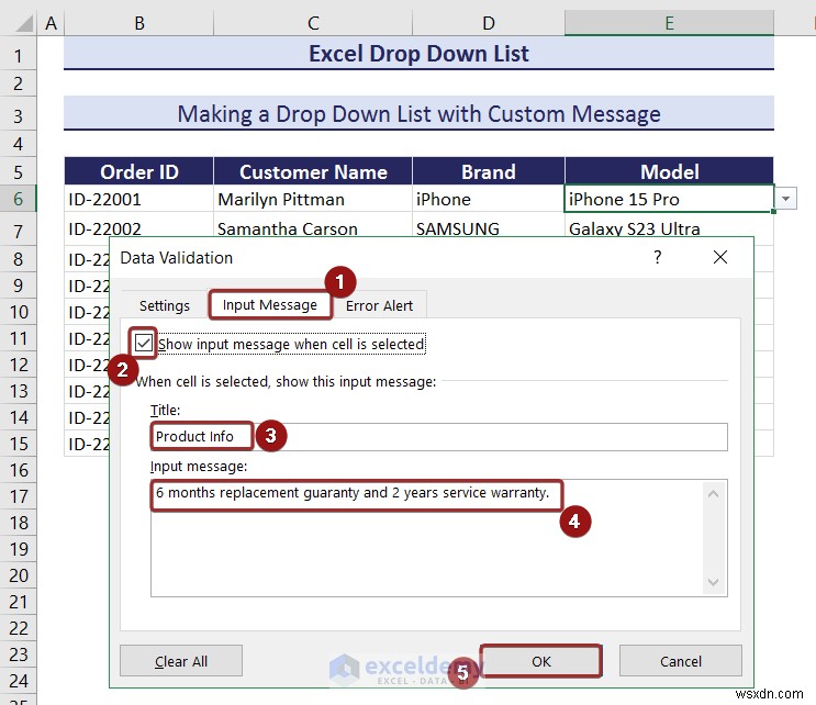 Danh sách thả xuống chính của Excel:Tạo, chỉnh sửa, xóa, lọc và bảo vệ 
