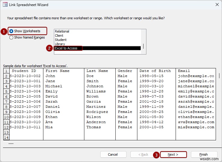 Cơ sở dữ liệu Excel thành thạo:Loại, Mẫu &Tạo dễ dàng 