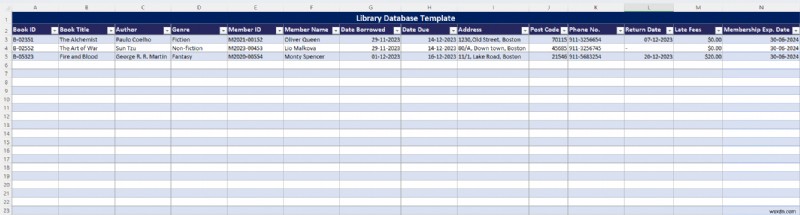 Cơ sở dữ liệu Excel thành thạo:Loại, Mẫu &Tạo dễ dàng 