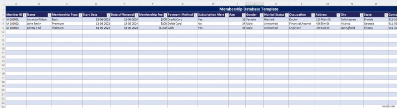 Cơ sở dữ liệu Excel thành thạo:Loại, Mẫu &Tạo dễ dàng 