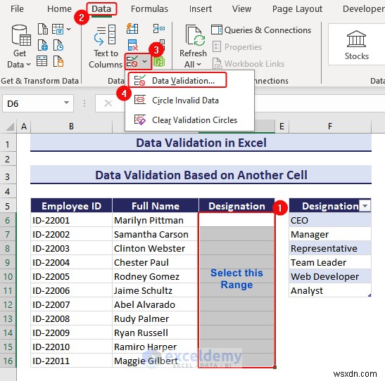 Làm chủ xác thực dữ liệu Excel:Hướng dẫn từng bước toàn diện 