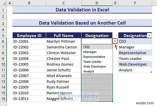 Làm chủ xác thực dữ liệu Excel:Hướng dẫn từng bước toàn diện 