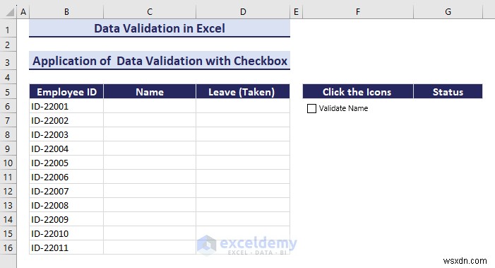 Làm chủ xác thực dữ liệu Excel:Hướng dẫn từng bước toàn diện 