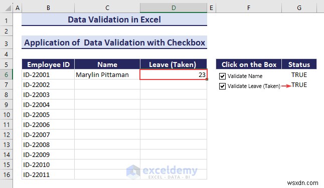 Làm chủ xác thực dữ liệu Excel:Hướng dẫn từng bước toàn diện 