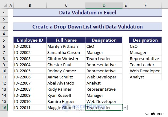 Làm chủ xác thực dữ liệu Excel:Hướng dẫn từng bước toàn diện 