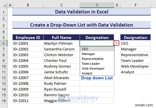 Làm chủ xác thực dữ liệu Excel:Hướng dẫn từng bước toàn diện 