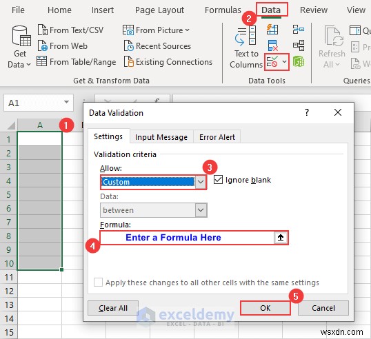 Làm chủ xác thực dữ liệu Excel:Hướng dẫn từng bước toàn diện 