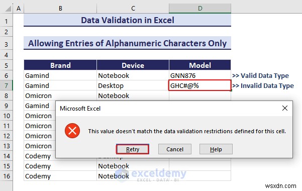 Làm chủ xác thực dữ liệu Excel:Hướng dẫn từng bước toàn diện 
