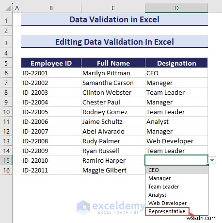Làm chủ xác thực dữ liệu Excel:Hướng dẫn từng bước toàn diện 
