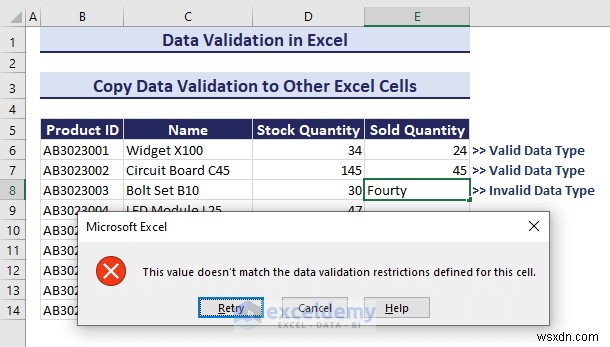 Làm chủ xác thực dữ liệu Excel:Hướng dẫn từng bước toàn diện 