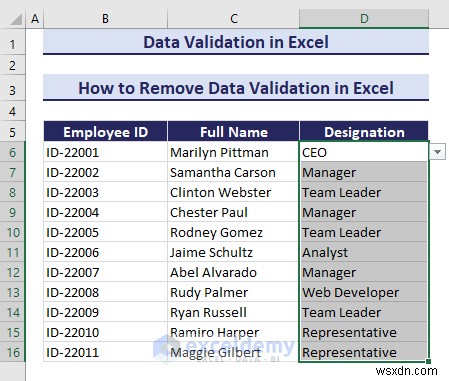 Làm chủ xác thực dữ liệu Excel:Hướng dẫn từng bước toàn diện 
