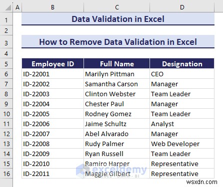 Làm chủ xác thực dữ liệu Excel:Hướng dẫn từng bước toàn diện 