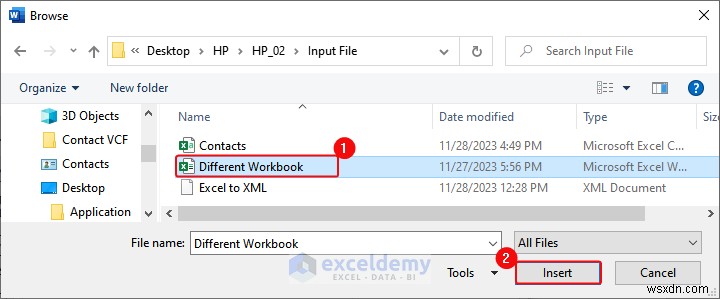Xuất dữ liệu Excel sang các định dạng DOC, PDF, CSV, XML và vCard được thực hiện dễ dàng 