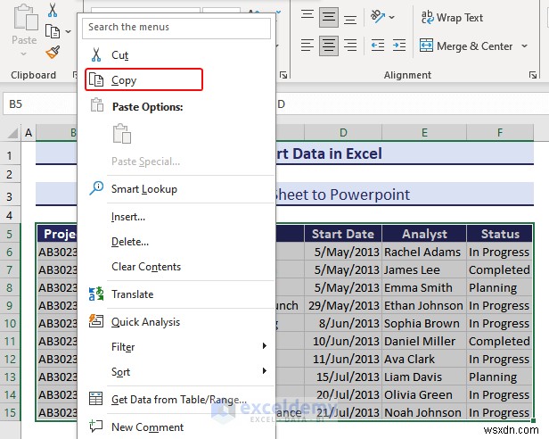 Xuất dữ liệu Excel sang các định dạng DOC, PDF, CSV, XML và vCard được thực hiện dễ dàng 