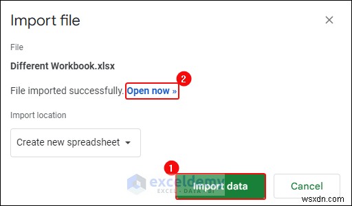 Xuất dữ liệu Excel sang các định dạng DOC, PDF, CSV, XML và vCard được thực hiện dễ dàng 