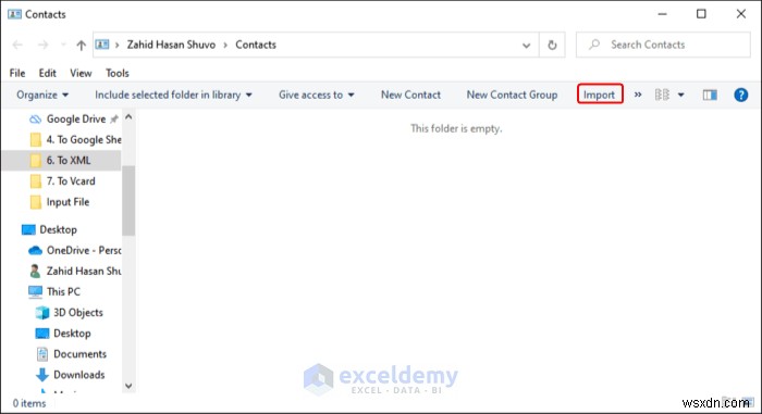 Xuất dữ liệu Excel sang các định dạng DOC, PDF, CSV, XML và vCard được thực hiện dễ dàng 