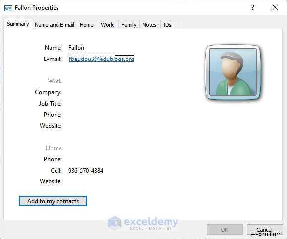 Xuất dữ liệu Excel sang các định dạng DOC, PDF, CSV, XML và vCard được thực hiện dễ dàng 