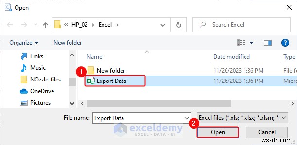Xuất dữ liệu Excel sang các định dạng DOC, PDF, CSV, XML và vCard được thực hiện dễ dàng 