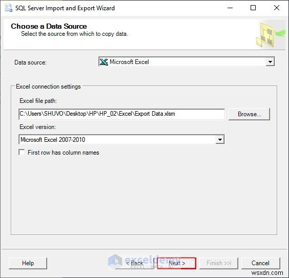 Xuất dữ liệu Excel sang các định dạng DOC, PDF, CSV, XML và vCard được thực hiện dễ dàng 