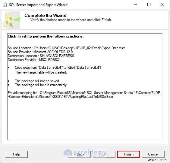 Xuất dữ liệu Excel sang các định dạng DOC, PDF, CSV, XML và vCard được thực hiện dễ dàng 