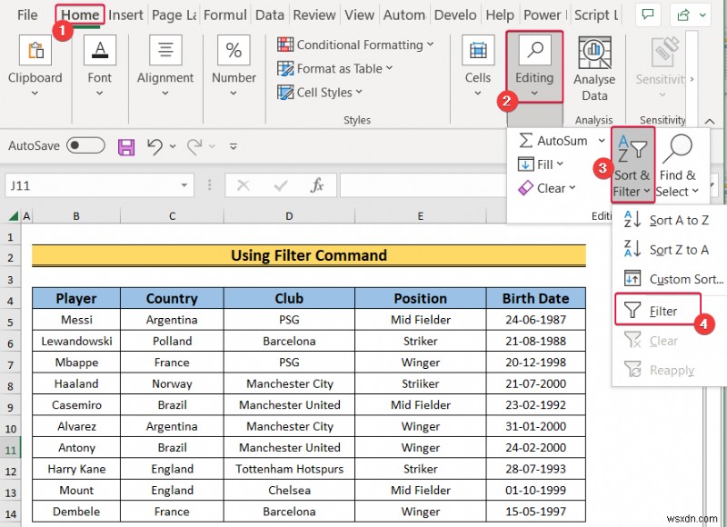 Làm chủ bộ lọc Excel:Bộ lọc tự động và bộ lọc nâng cao