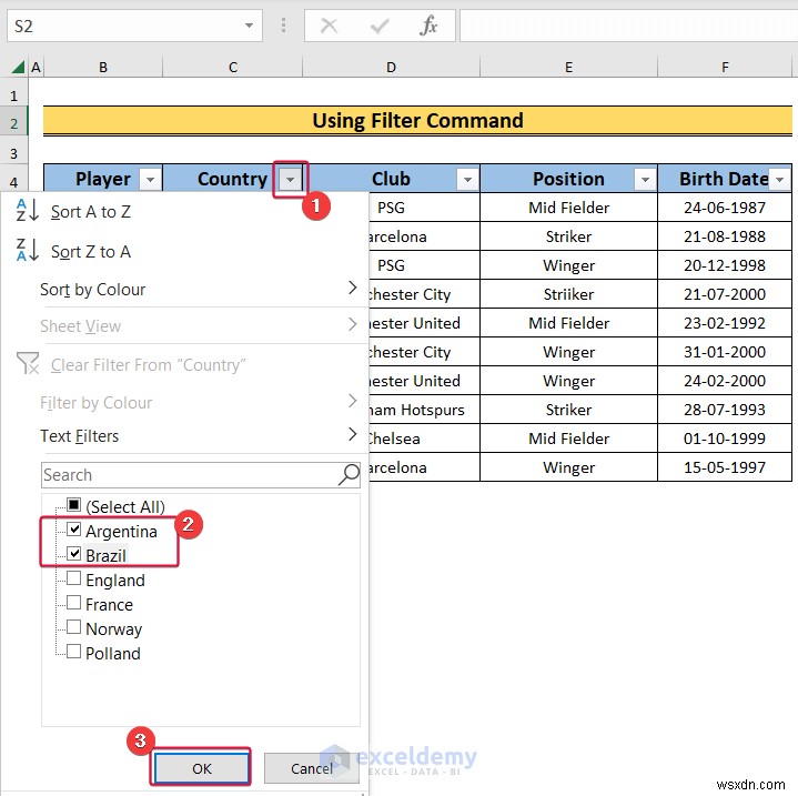 Làm chủ bộ lọc Excel:Bộ lọc tự động và bộ lọc nâng cao 