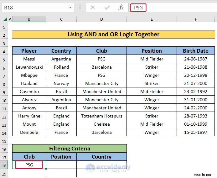 Làm chủ bộ lọc Excel:Bộ lọc tự động và bộ lọc nâng cao