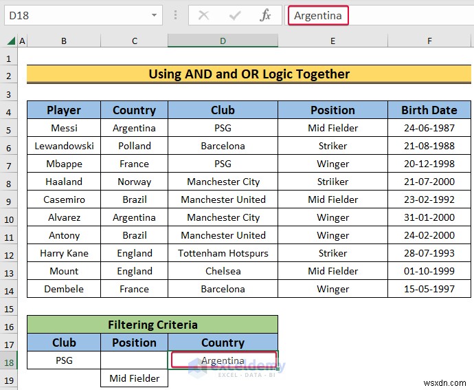 Làm chủ bộ lọc Excel:Bộ lọc tự động và bộ lọc nâng cao