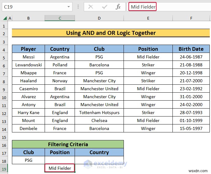 Làm chủ bộ lọc Excel:Bộ lọc tự động và bộ lọc nâng cao