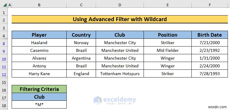 Làm chủ bộ lọc Excel:Bộ lọc tự động và bộ lọc nâng cao