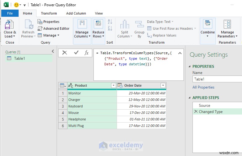 Các hàm ngày truy vấn Power chính trong Excel:3 ví dụ thực tế