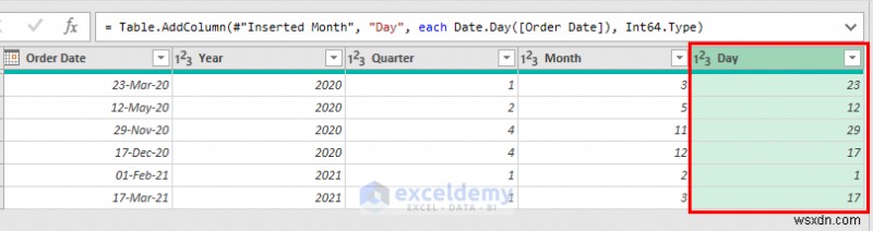 Các hàm ngày truy vấn Power chính trong Excel:3 ví dụ thực tế