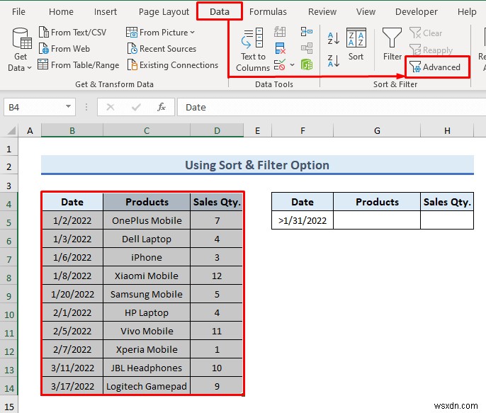 Bộ lọc nâng cao Master Excel:Hai cách đã được chứng minh để lọc dữ liệu theo phạm vi ngày 