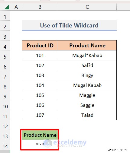 Bộ lọc nâng cao Master Excel với ký tự đại diện:Sắp xếp dữ liệu chính xác dễ dàng 