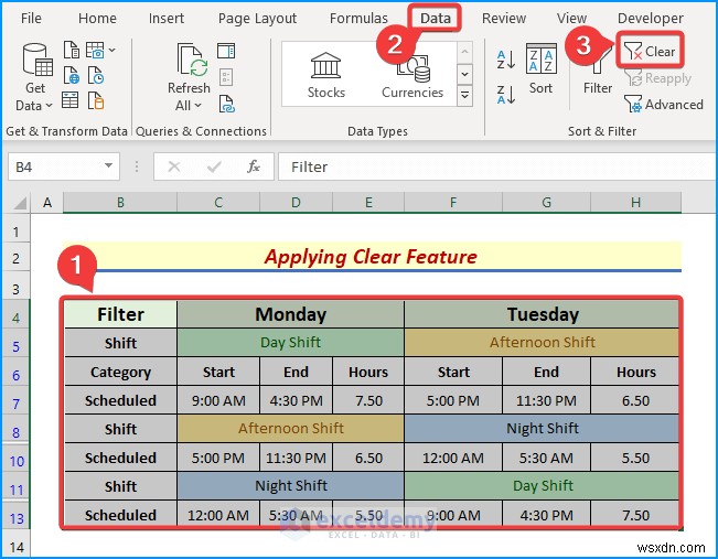 Hướng dẫn nhanh:Loại bỏ bộ lọc nâng cao trong Excel bằng 5 phương pháp đơn giản 